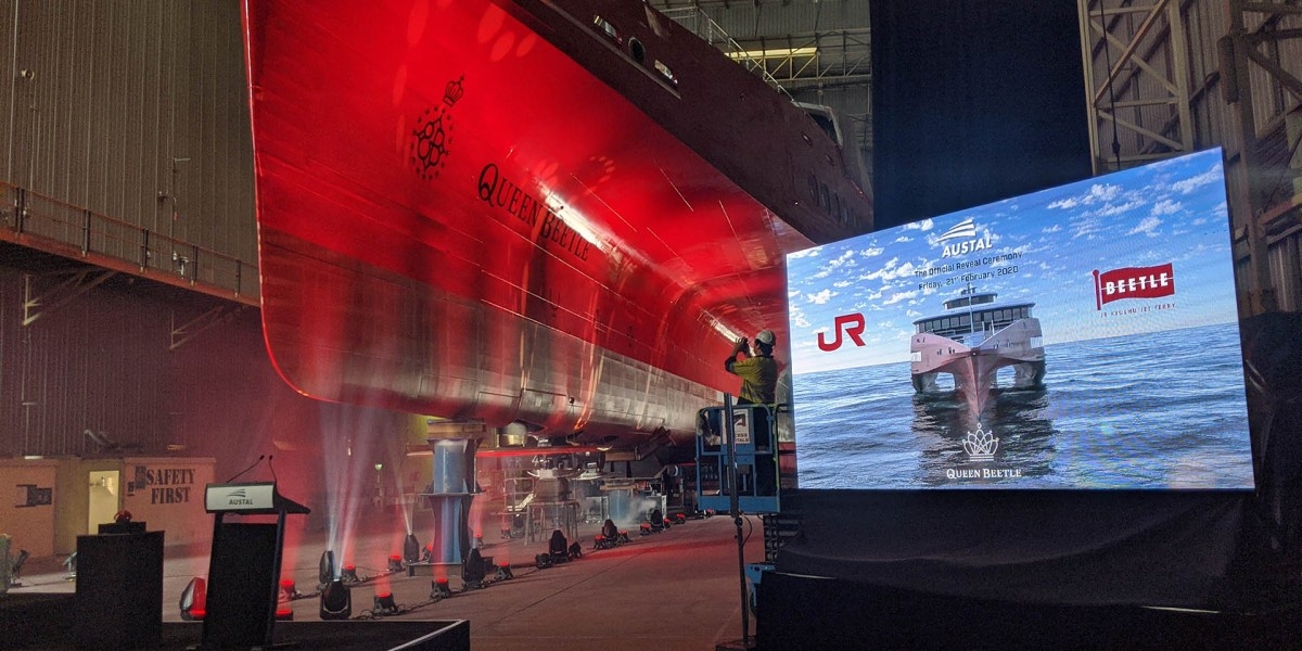 Austal Launches New Ferry for Japan-Korea Route